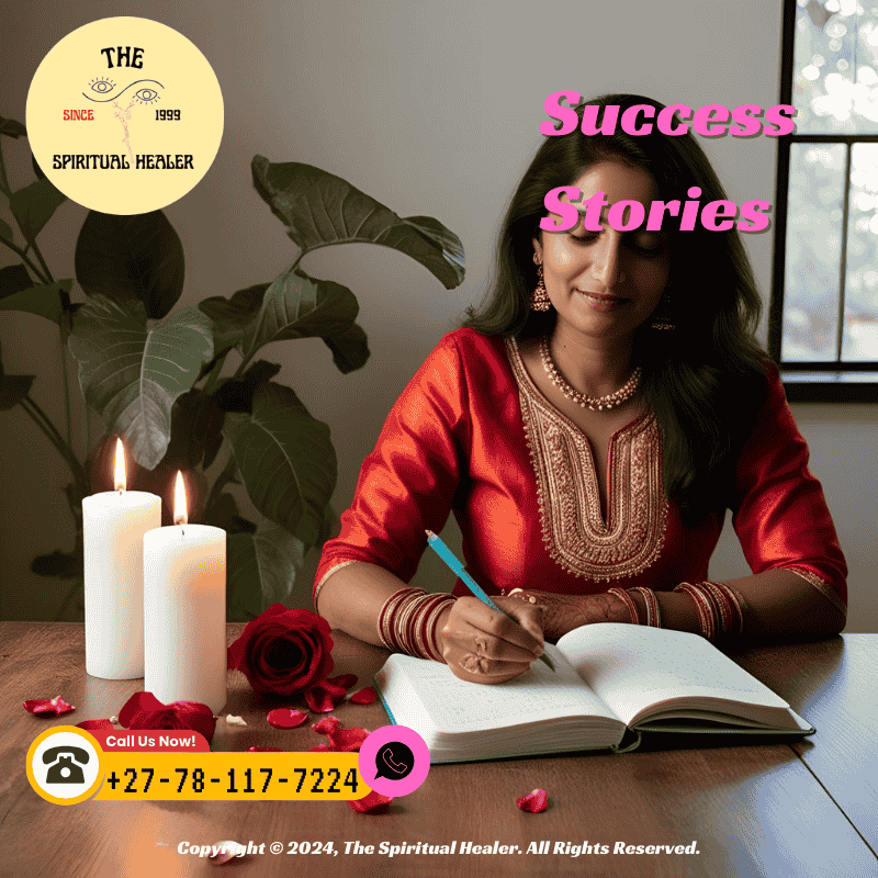 A woman journaling beside candles and rose petals