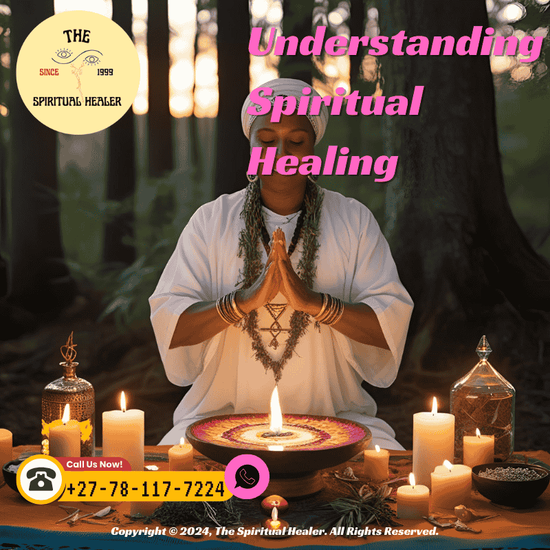 Sheika Omar blessing a healing altar during a ritual