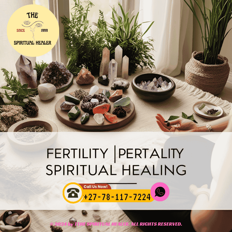 fertility spiritual healing services with crystals, womb rituals, and chakra work